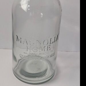 Magnolia Clear Glass Seltzer Bottle